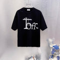 Off White Logo Print T-Shirt #9656