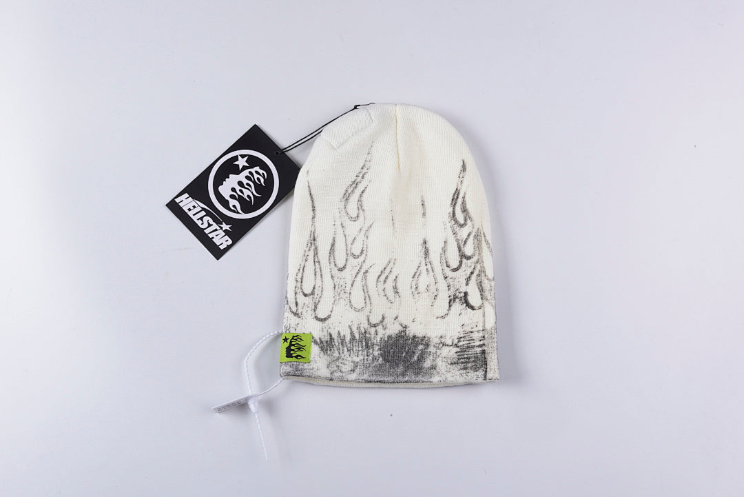 Hellstar Airbrush Flame Beanie