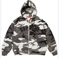 Supreme Arc Thermal Lined Zip Up Hooded Sweatshirt