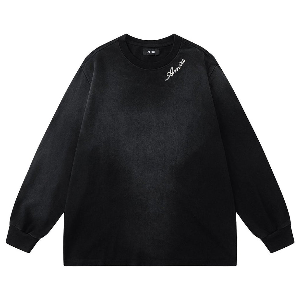 AMIRI SCRIPT Long Sleeve Tee