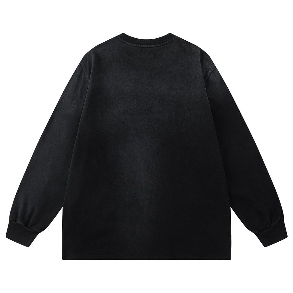 AMIRI SCRIPT Long Sleeve Tee