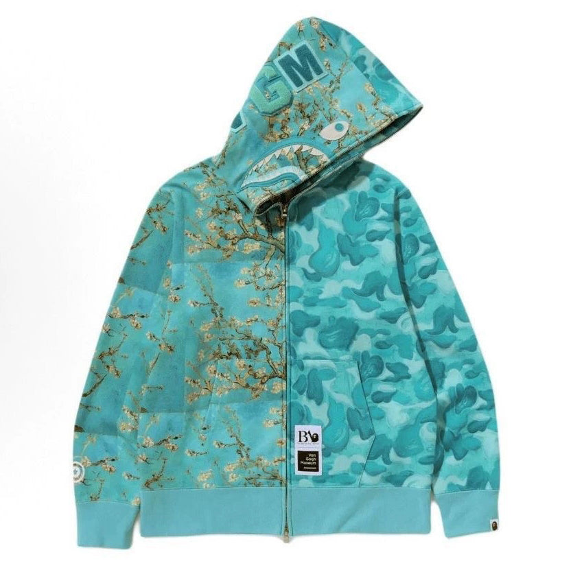 BAPE x Van Gogh Museum Shark Full Zip Hoodie