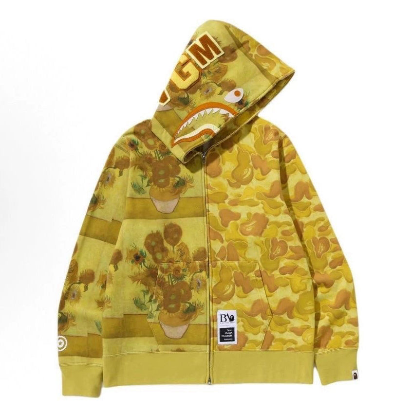 BAPE x Van Gogh Museum Shark Full Zip Hoodie