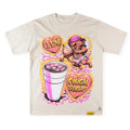 THAT'S A AWFUL LOT OF COUGH SYRUP Love Heart-print cotton Tee