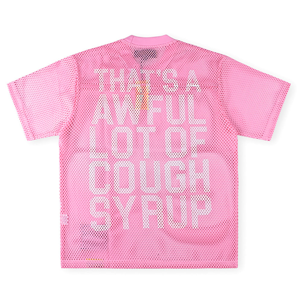 THAT'S A AWFUL LOT OF COUGH SYRUP Mesh Graphic T-Shirt