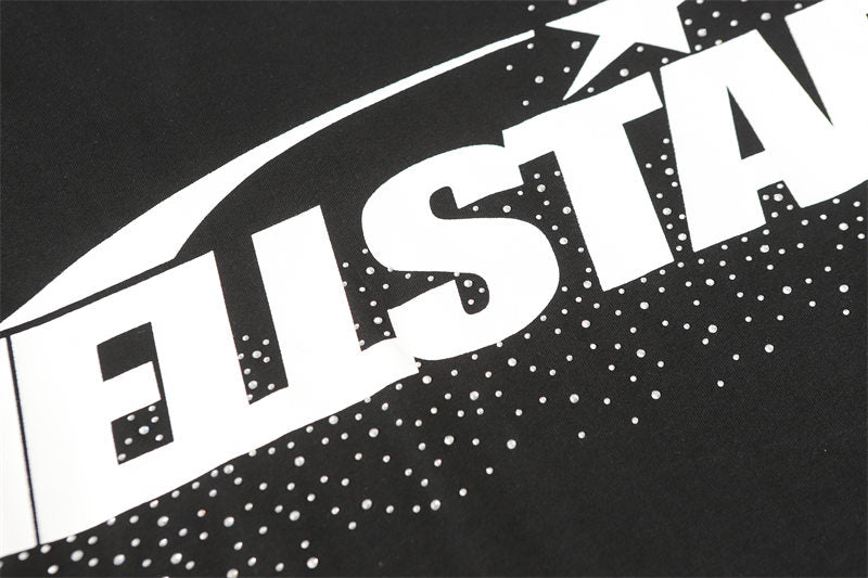 HELLSTAR Classic Lettering Rhinestone T-Shirt