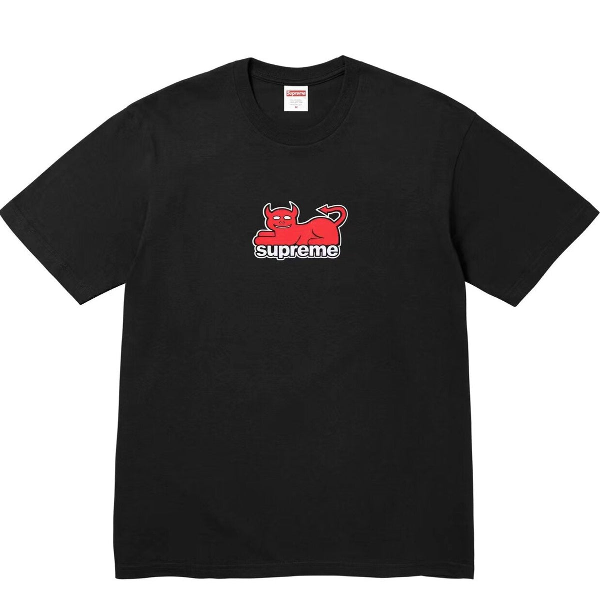 Supreme Devil Cat Print T-Shirt