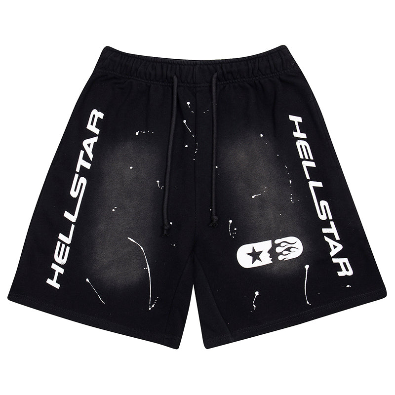 Hellstar Logo Printed Shorts