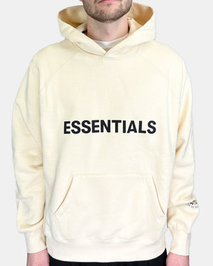 Handla Fear of God Essentials "Buttercream" Applique hoodie (SS20) online | Smidigt och enkelt på nätet - Merchsweden |