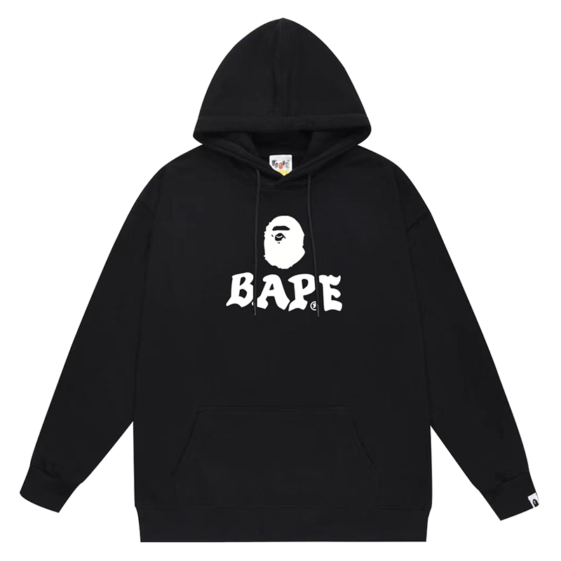 BAPE Ape Head Letter Pattern Print Hoodie