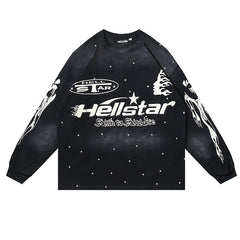 Hellstar Racer Vintage Black Long Sleeve Tee