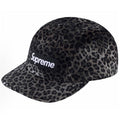 Supreme Leopard Velvet Camp Cap