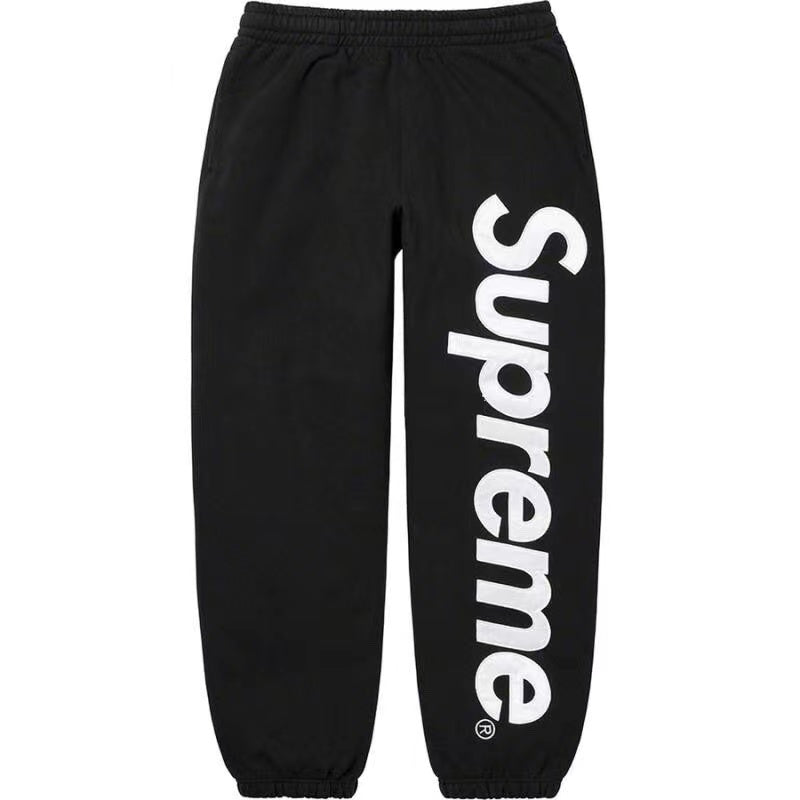 Supreme 22FW Satin Applique Sweatpant