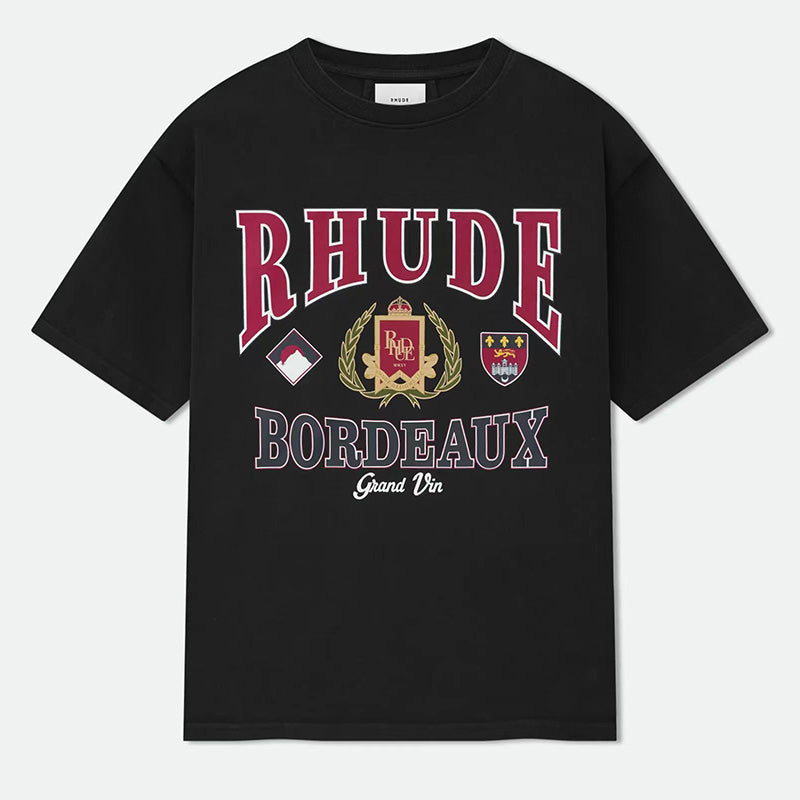 Rhude Bordeaux Grand T-Shirt