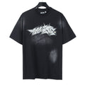HELLSTAR Letter Pattern T-shirt