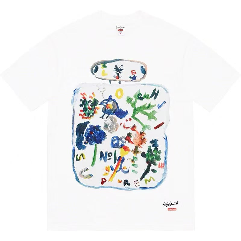 Supreme Yohji Yamamoto Graffiti Print T-Shirt