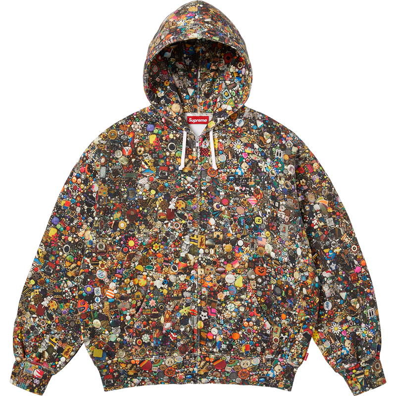 Supreme Mike Kelley Zip Up Hooded Sweatshirt