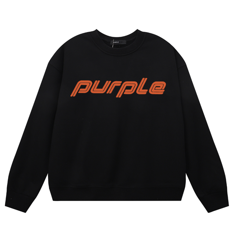 Purple Brand Logo Printed Sweatshirts