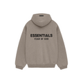 Fear of God Essentials Core Logo Fleece Hoodie Heather Grey (FW24)