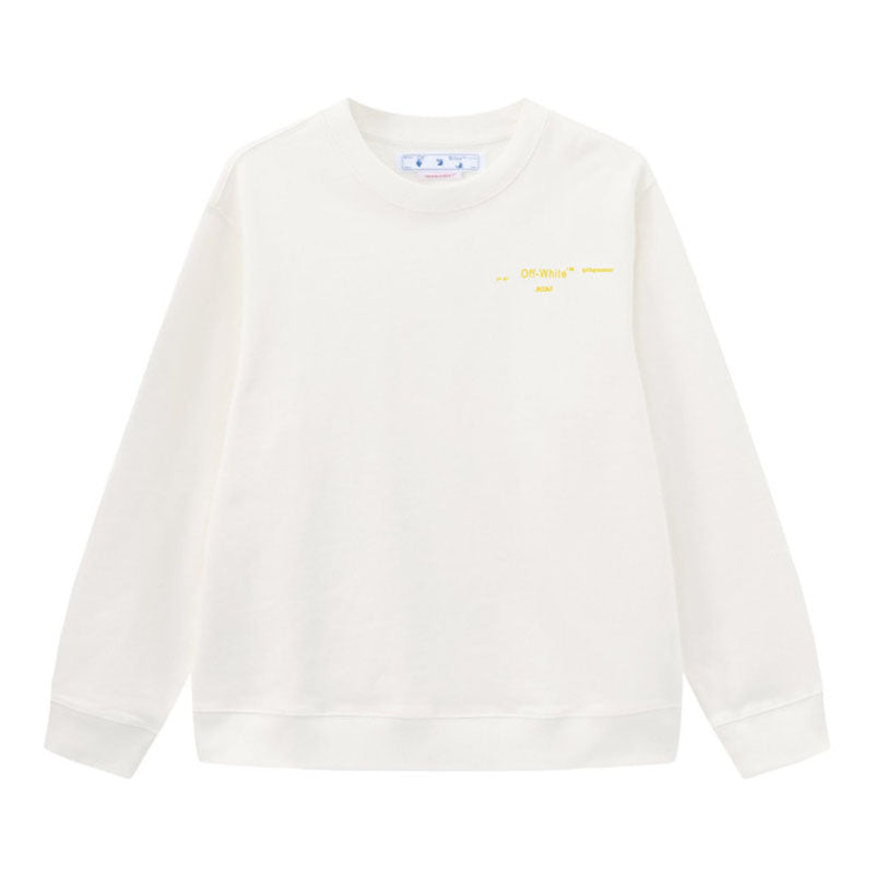 Off White Arrow Pattern Printed Sweatshirts