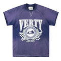 Verty University Crewneck Tee "Blue"