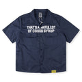 Cough Syrup Shirt Navy Blue