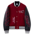Off White AC Ml O novo casaco varsity jacket