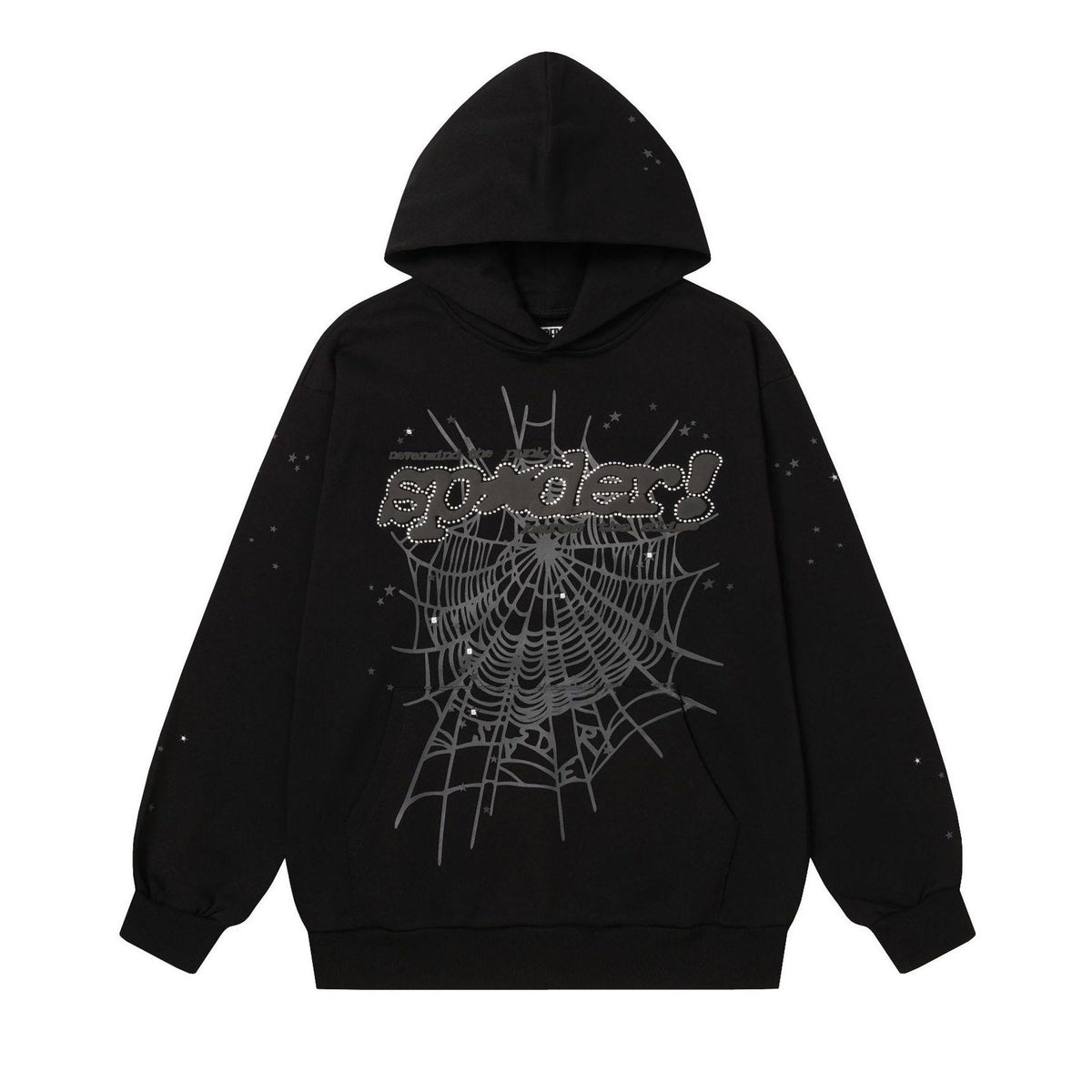 SP5DER SP Rhinestone Punk V2 Hoodie