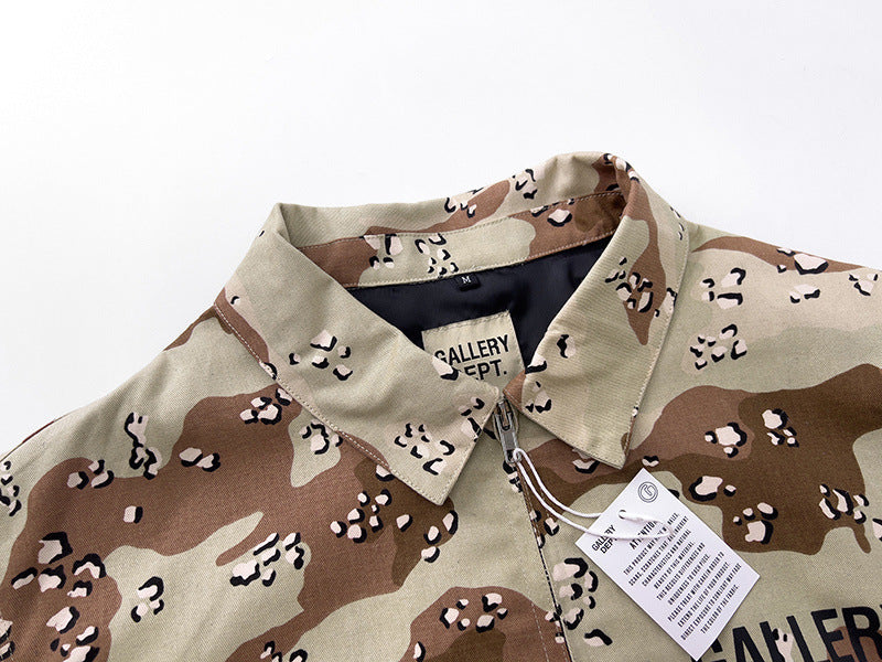 GALLERY DEPT Hollywood limited letter coach jacket Camo