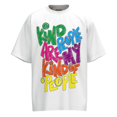 Gallery Dept crayon hand-painted colorful print T-shirt