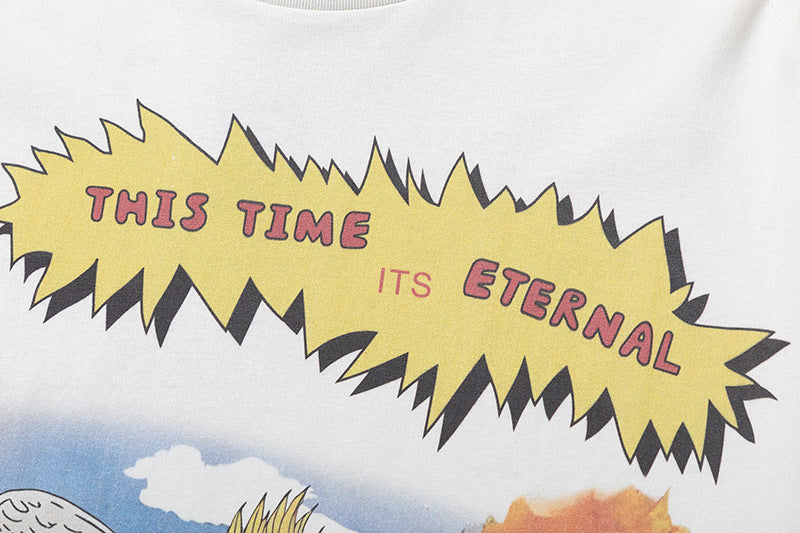 Saint Michael Time is Eternal Cartoon T-shirt