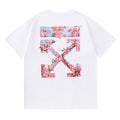 OFF WHITE Floral Pattern T-shirt