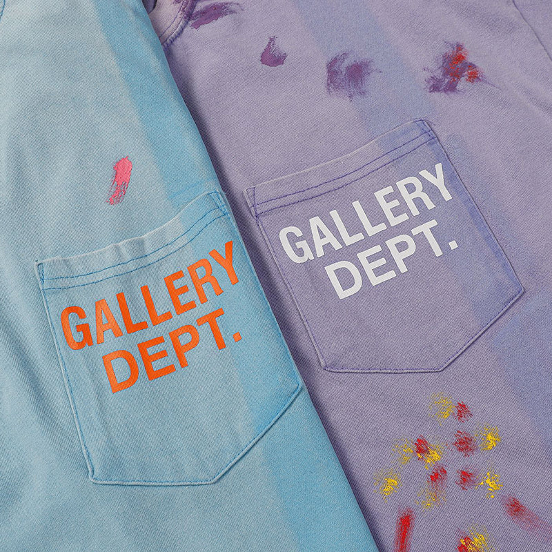 Gallery Dept splash ink retro distressed wash Paint T-shirt