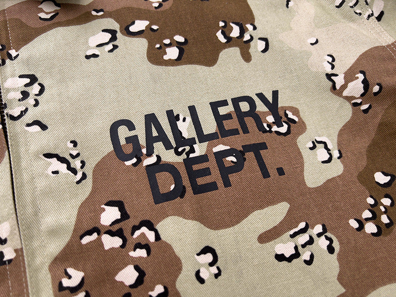 GALLERY DEPT Hollywood limited letter coach jacket Camo