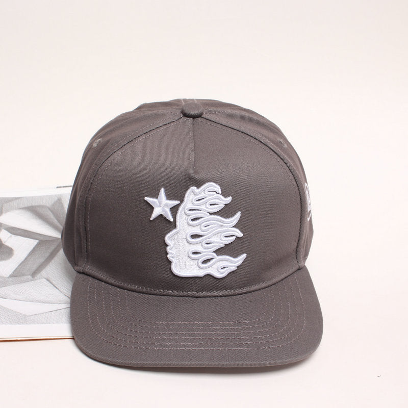 Hellstar OG Fitted Hat Grey