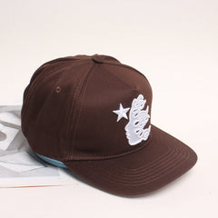 Hellstar OG Fitted Hat Brown