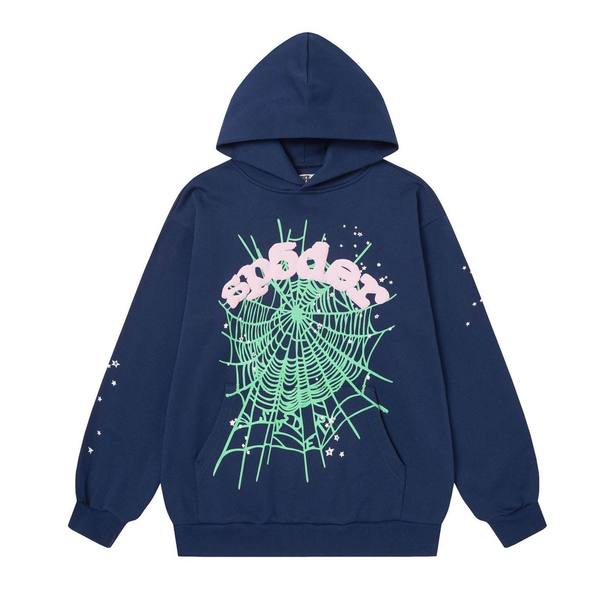 SP5DER OG Web Hoodie navy blue