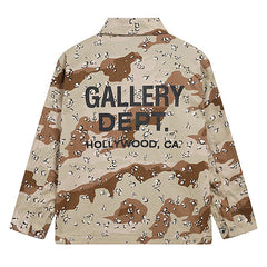 GALLERY DEPT Hollywood limited letter coach jacket Camo