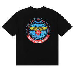 RHUDE Earth Wings Print T-Shirt