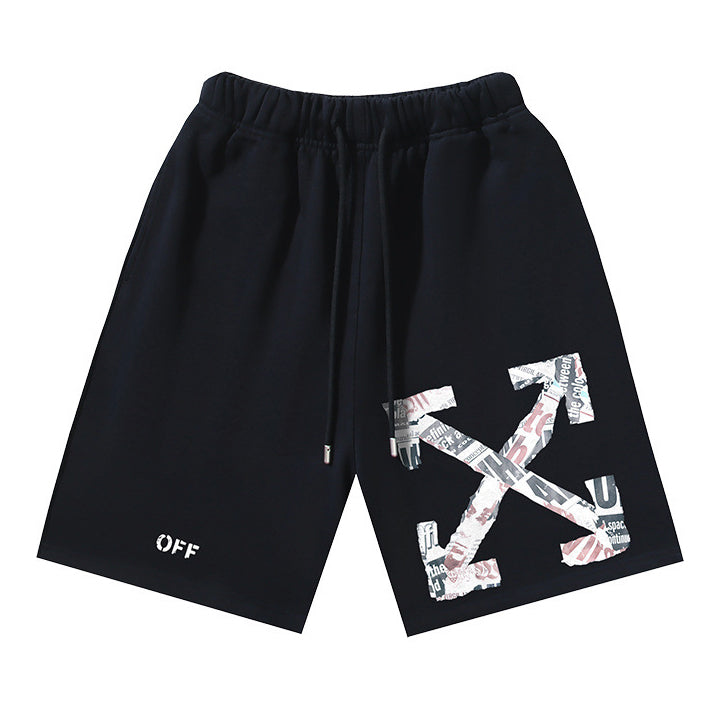 Letter Pattern Shorts