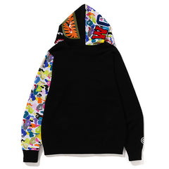 BAPE BATHING Camo color blocking Hoodie