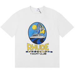 RHUDE Yacht Club Cotton T-shirt