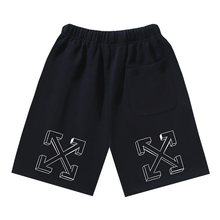 Letter Pattern Shorts