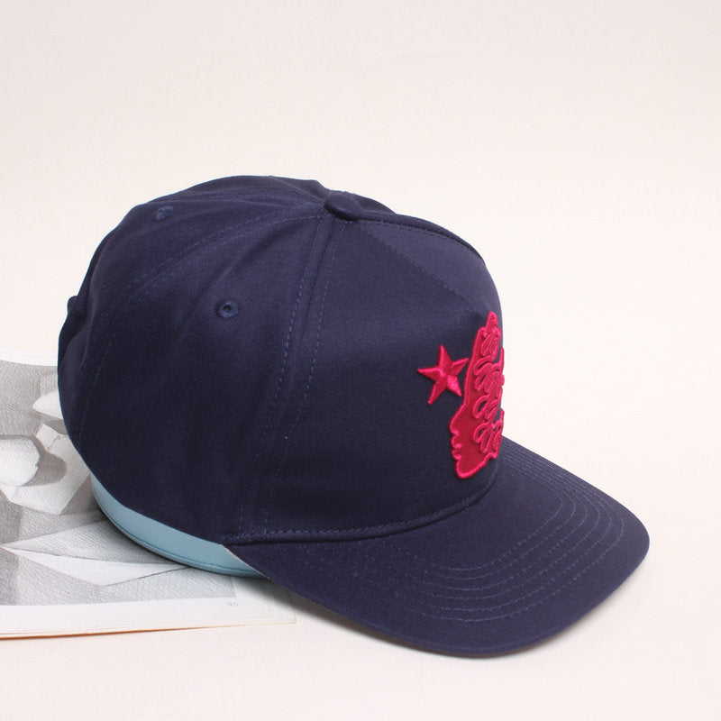 Hellstar OG Fitted Hat Navy