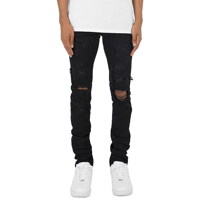 Men's Hot Drilled Ripped Jeans