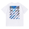 OFF WHITE Snowflake Pattern T-shirt