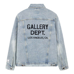 Gallery Dept Embroidered Logo Denim Jacket