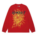 SP5DER Punk V2 spider-web-graphic Long sleeve Tee