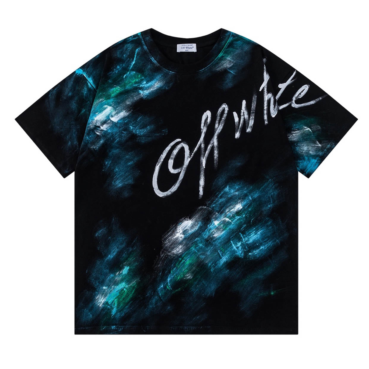 OFF WHITE Splatter Graffiti T-shirt
