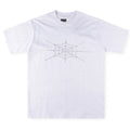 Sp5der Rhinestone Silk Tee